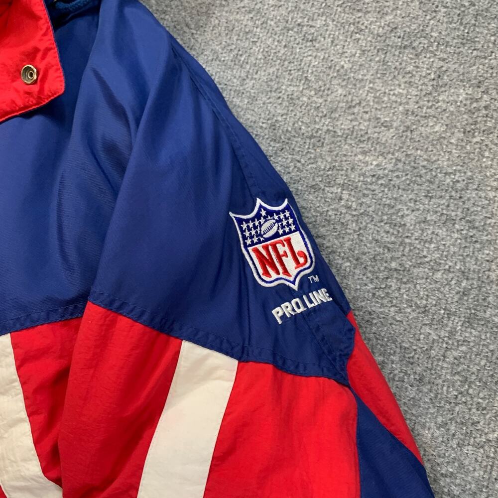 Vintage New England Patriots Jacket Mens XL Pro Line Half Zip Anorak Starter - Picture 6 of 13